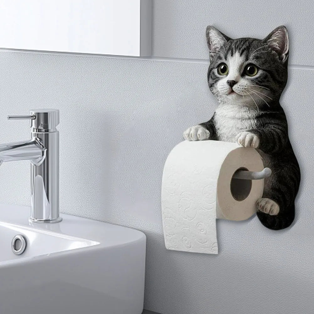 Cat Toilet Paper Holder Cat Toilet Roll Holder