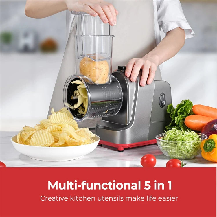 Lmetjma 250w In Electric Vegetable Slicer Shredder Automatic