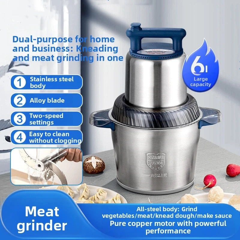 Professional 6l Commercial Meat Grinder Industrial Grade