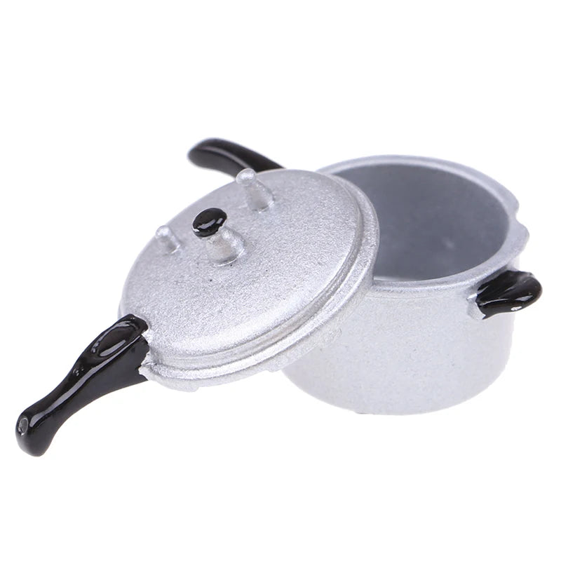 Cooking Utensil Pressure Cooker 12 Scale Dollhouse Miniature