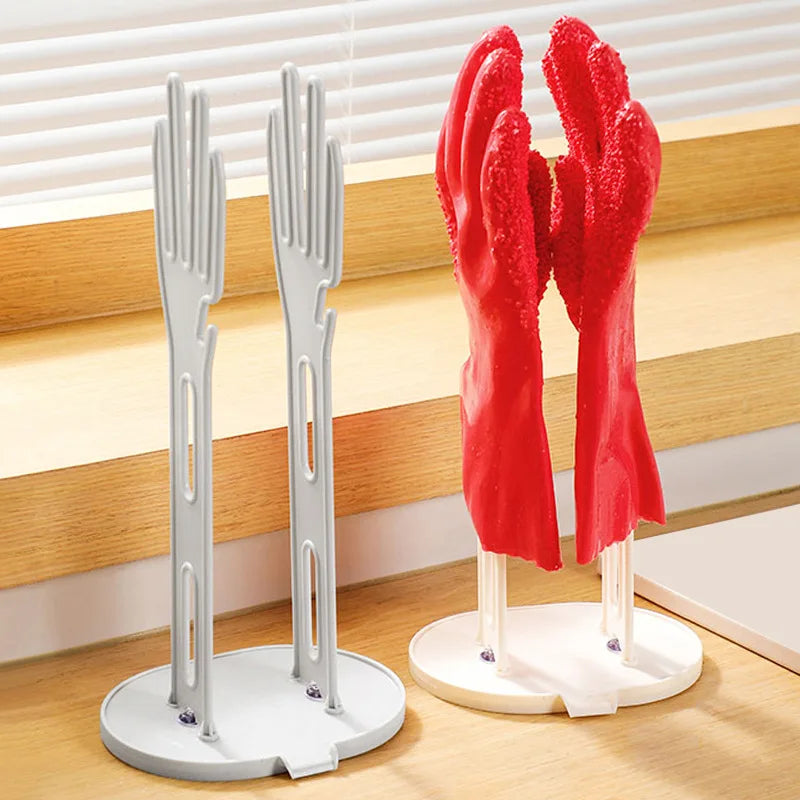 1pc Glove Stand Holder Rubber Glover Dryer Rack