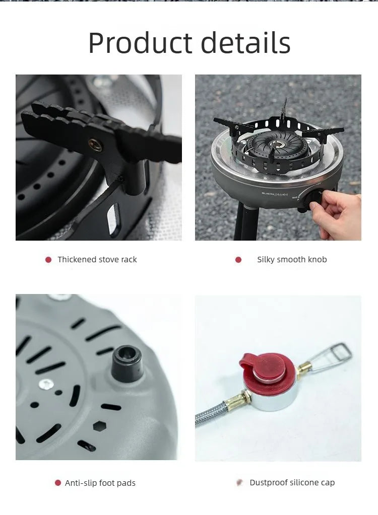 Dotwise Camping Gas Stove Outdoor High Power Support