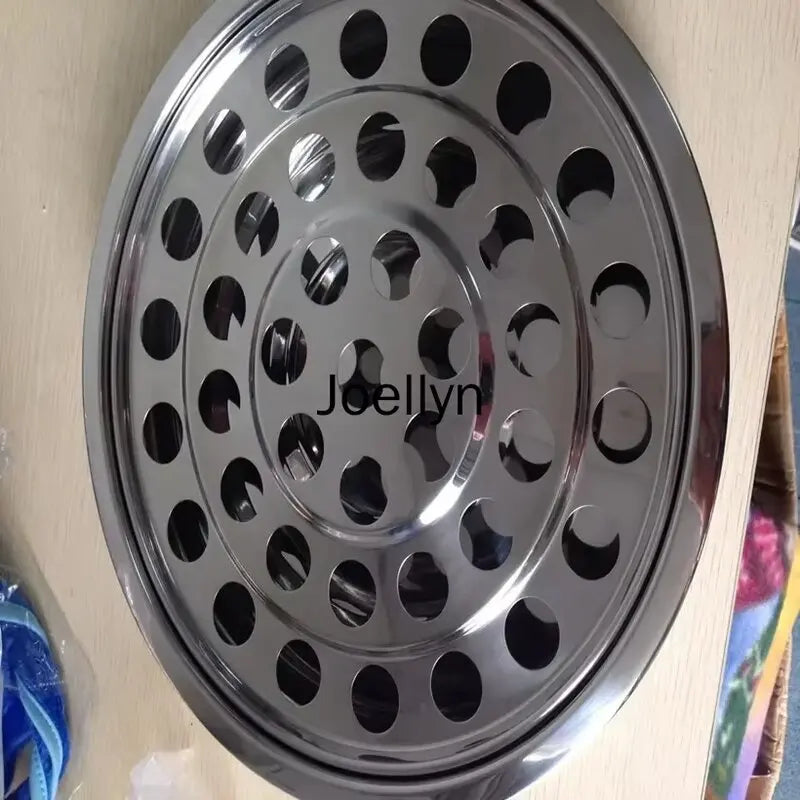 Stainless Steel Communion Tray Round Base - Two
