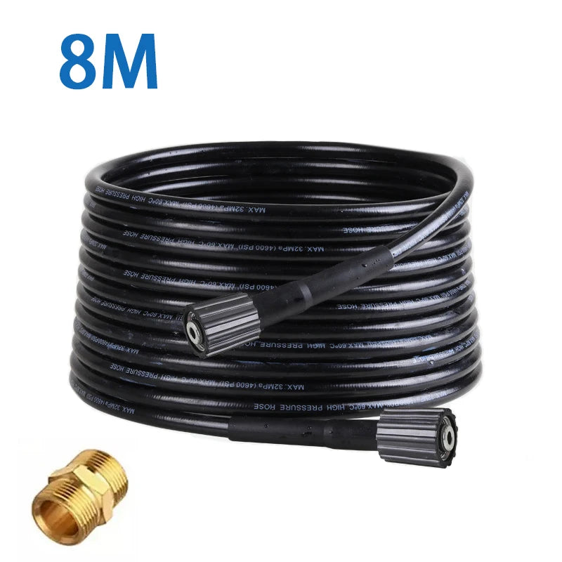 8-20m High Pressure Washer Hose Pipe Water Cleaning