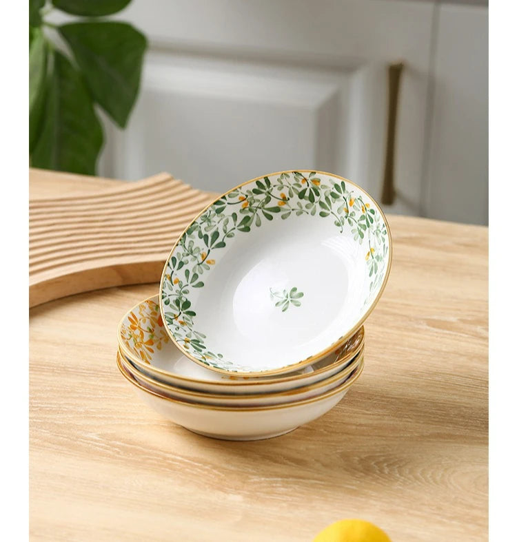 Japanese Style Ceramic Dessert Sauce Dish Plate Creative