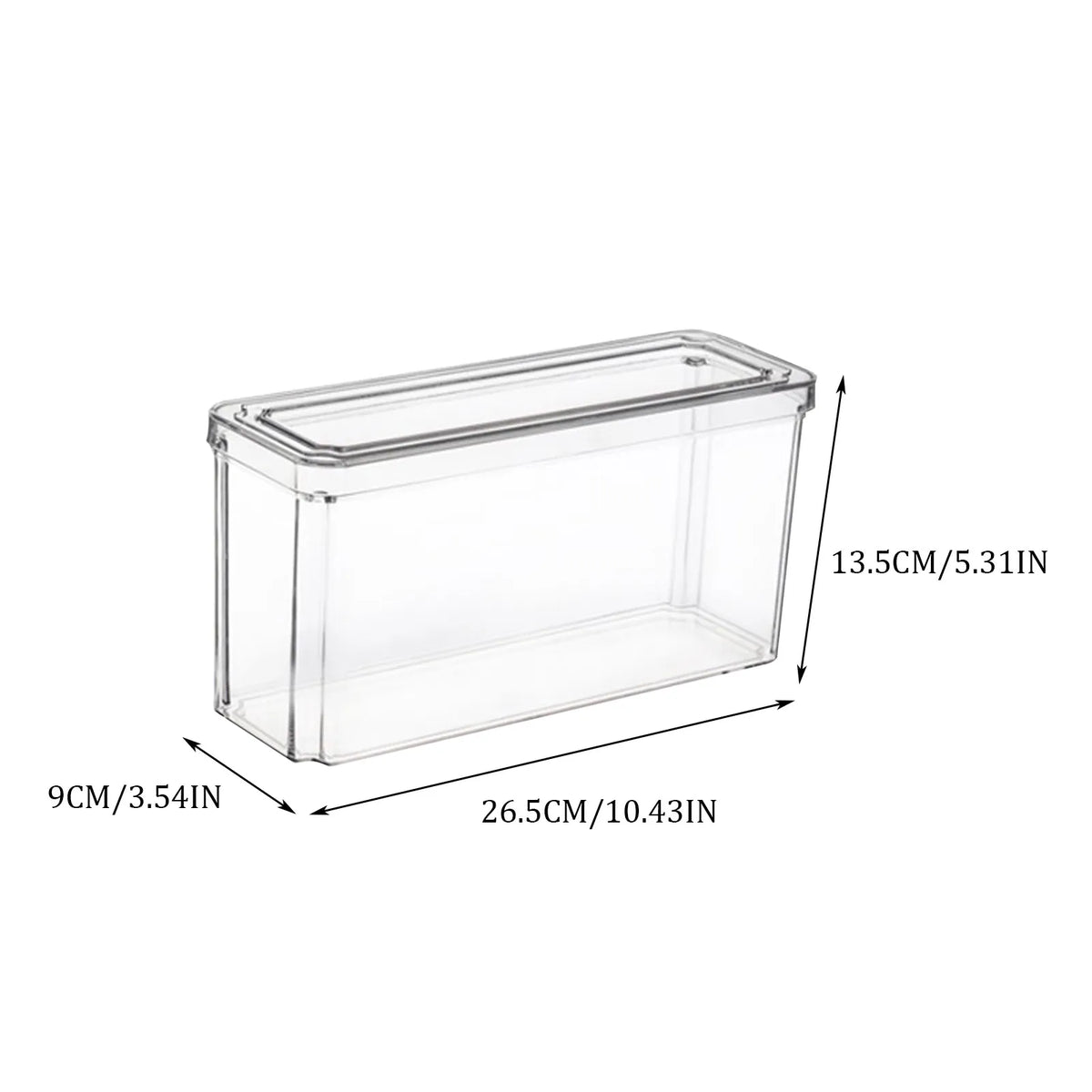 Refrigerator Organizer Bin Stackable Fridge Food Storage Box