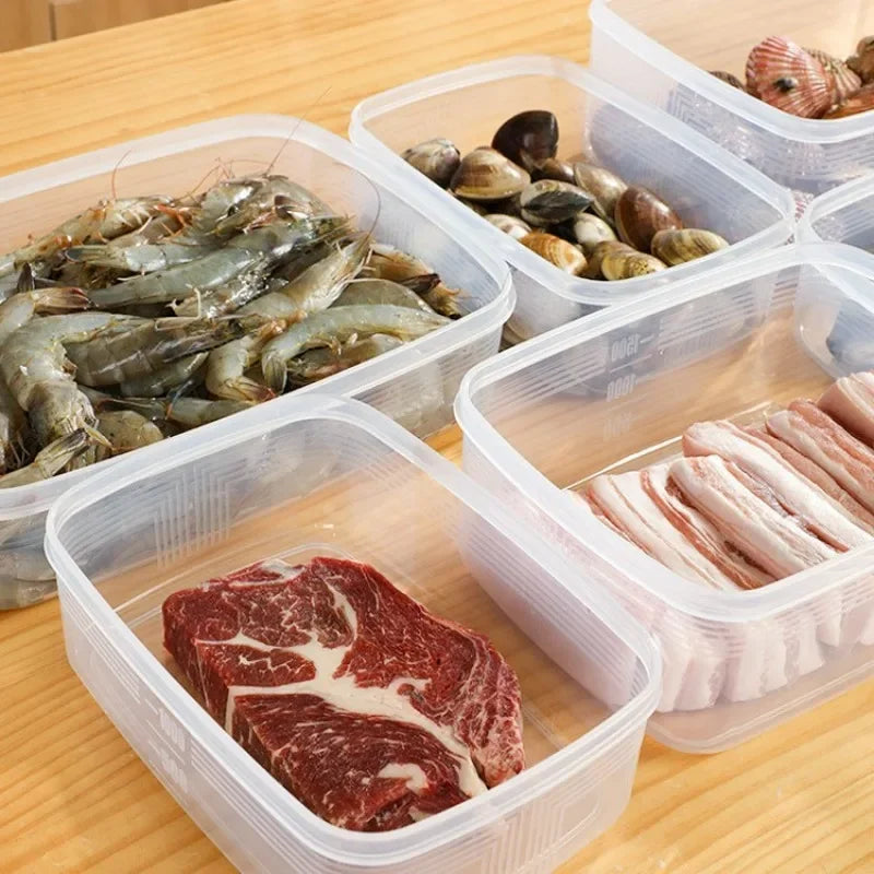300/600/1200ml Fresh-Keeping Boxes Refrigerator Storage