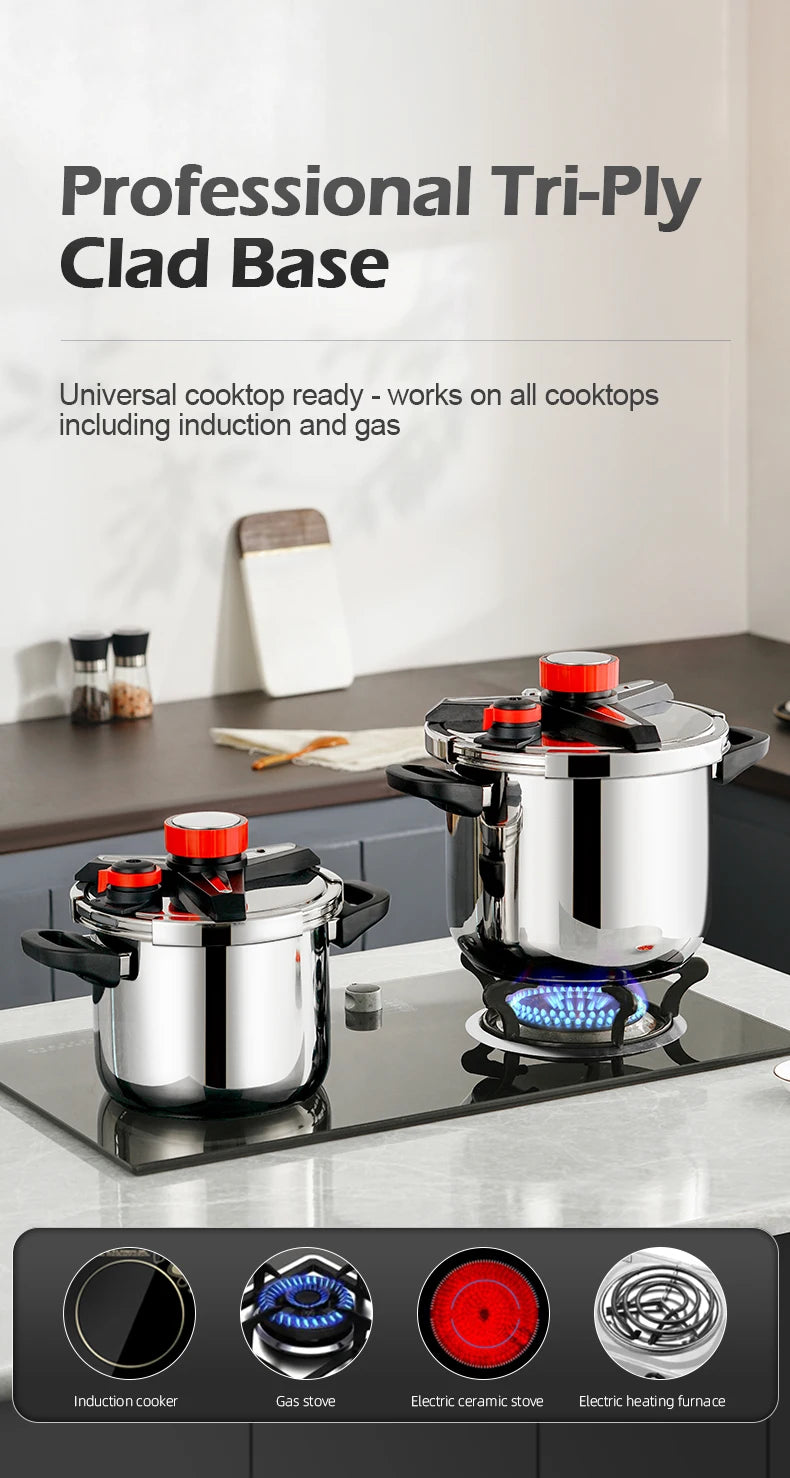 Fenghui 12l 304 Stainless Steel Pressure Cooker Ce
