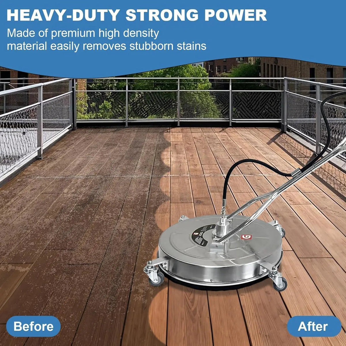 20 Inch 4600 Psi Pressure Washer Surface Cleaner