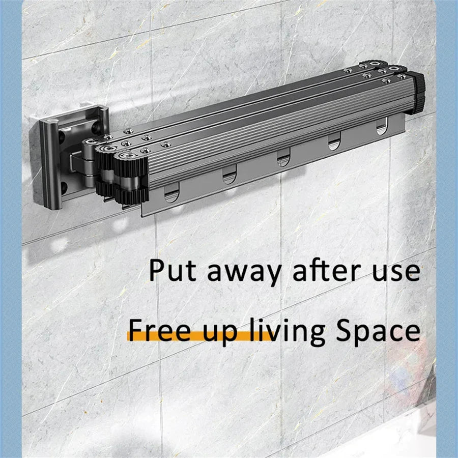 No Punching Folding Clothes Dryer Wall Mounted Drying