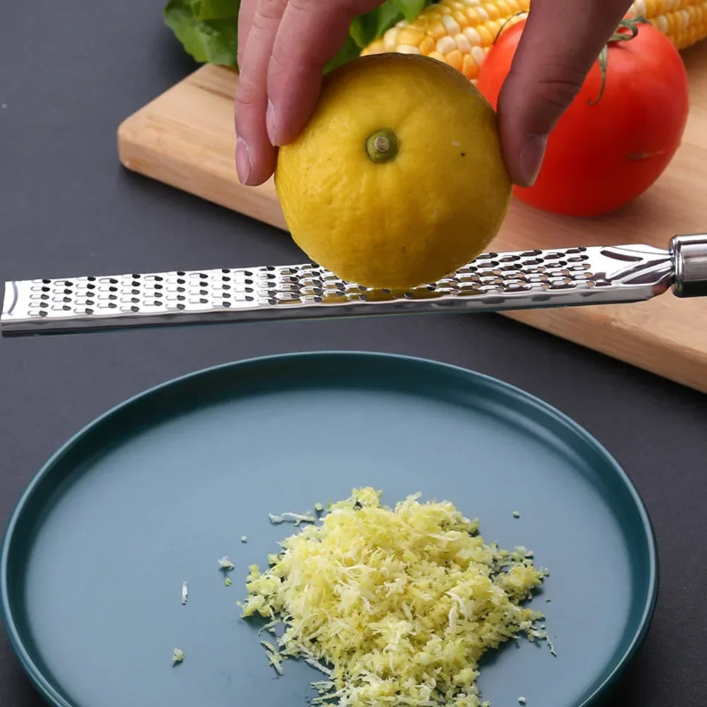 1pc 30cm Grater Lemon Cheese Spices Stainless Steel