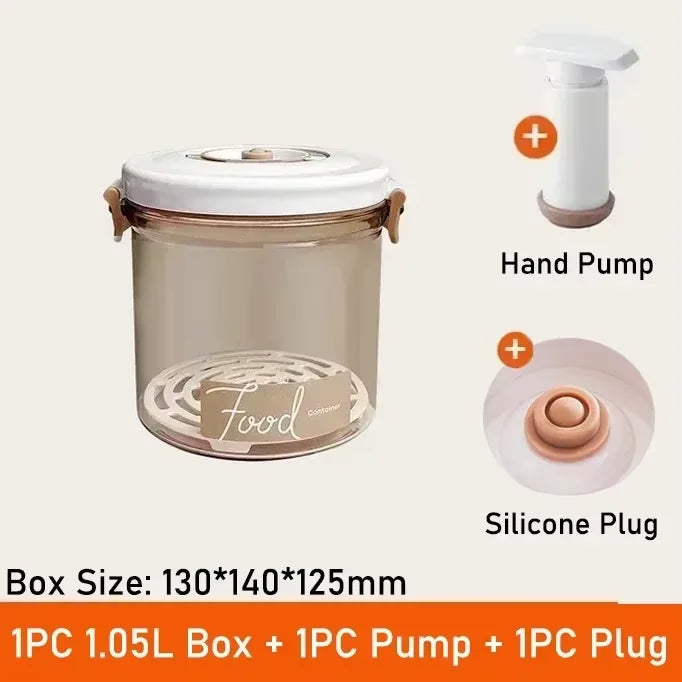 Vacuum Food Storage Box Fresh-Keeping Canister Sealed Storage