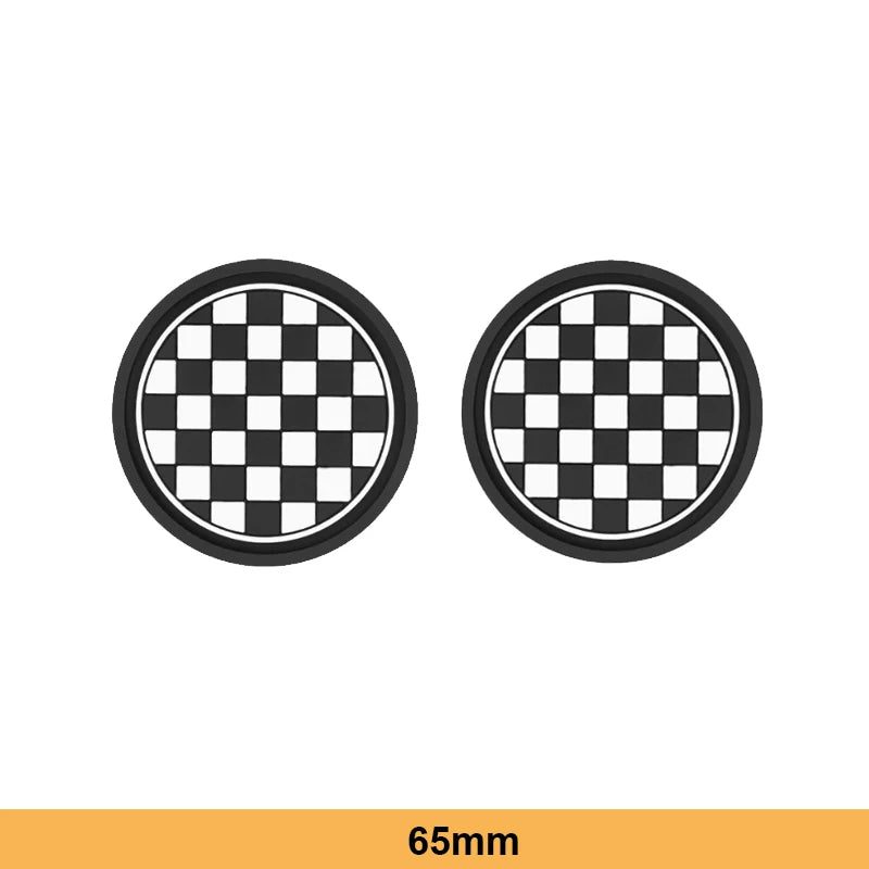 3pcs Non-Slip Car Water Cup Pad Silicone Mat