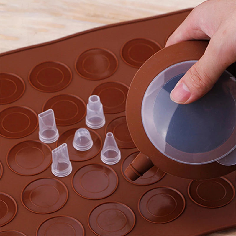 Macaroon Kit Macaron Silicone Mat Non-Stick Baking Mold