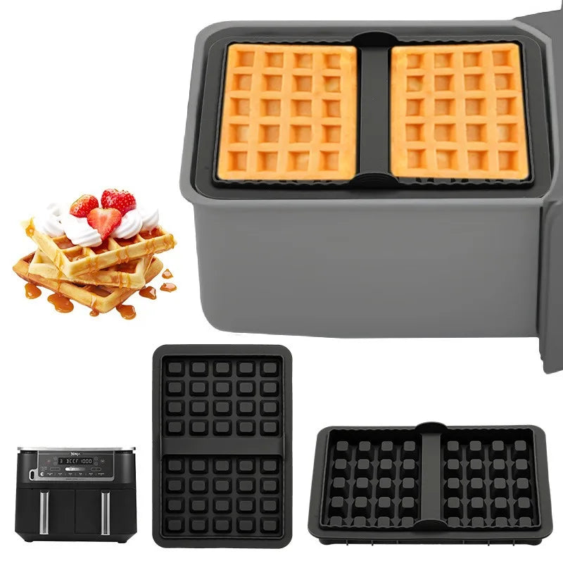 1-2pcs Silicone Waffle Mold Ninja Af400 Af451 Sl400