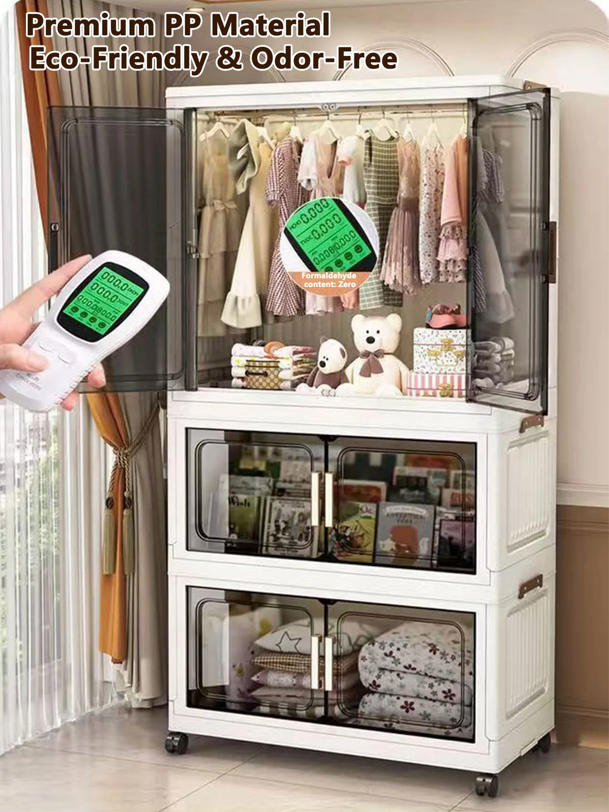 Storage Cabinet Folding Storage Box Living Room Toy