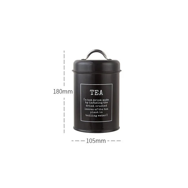 Canisters Coffee Tea Sugar Flour Metal Tin Jars