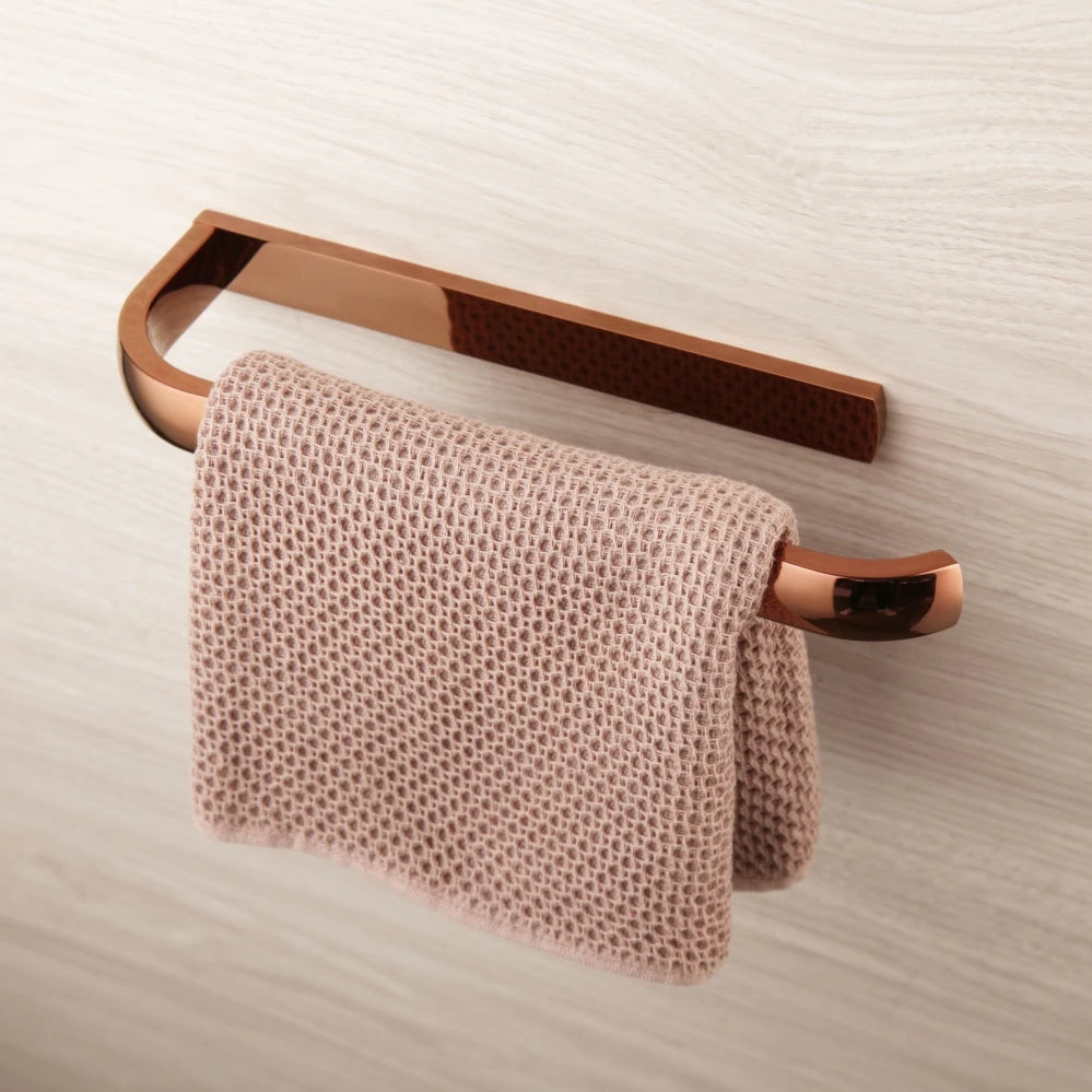 Monite Luxury Rose Golden Bathroom Solid Brass Toilet