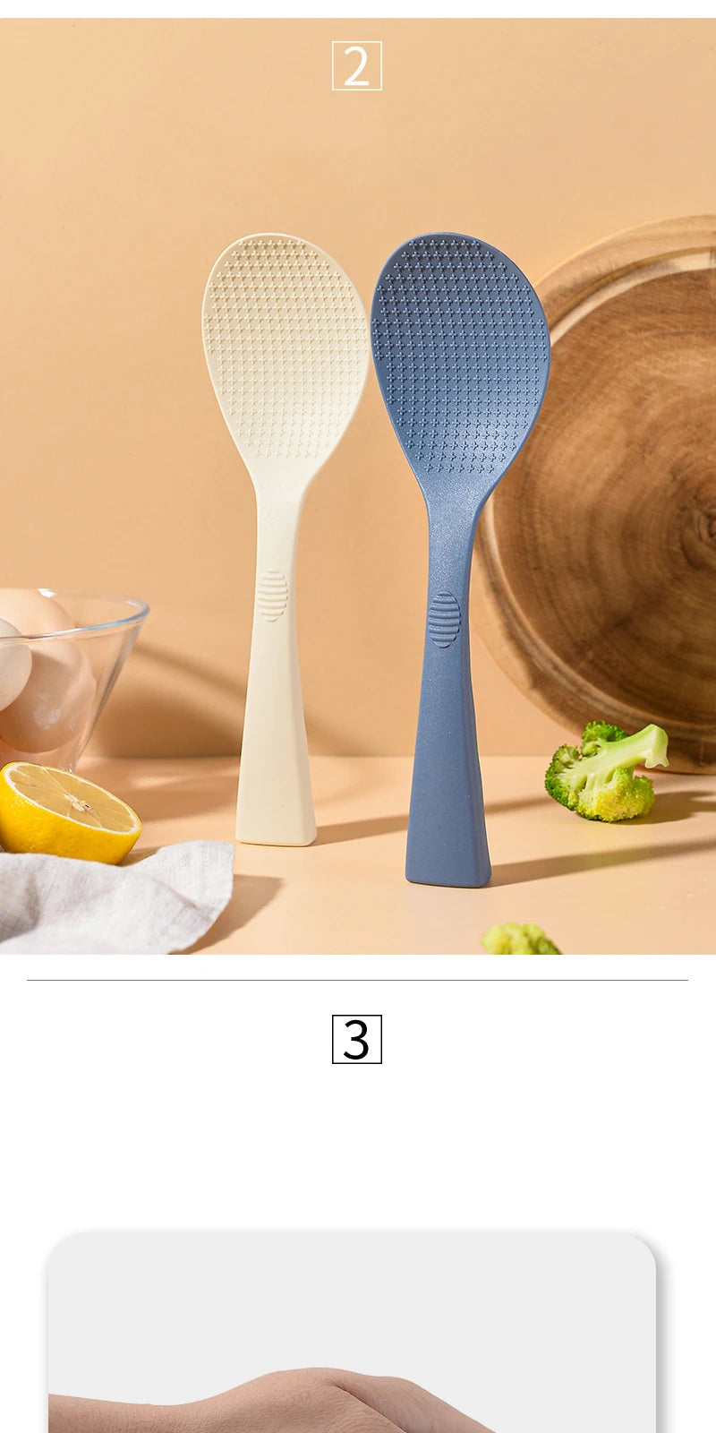 1/2 Silicone Spoon Non-Stick Cooking Spoon Anti-Scalding Pot