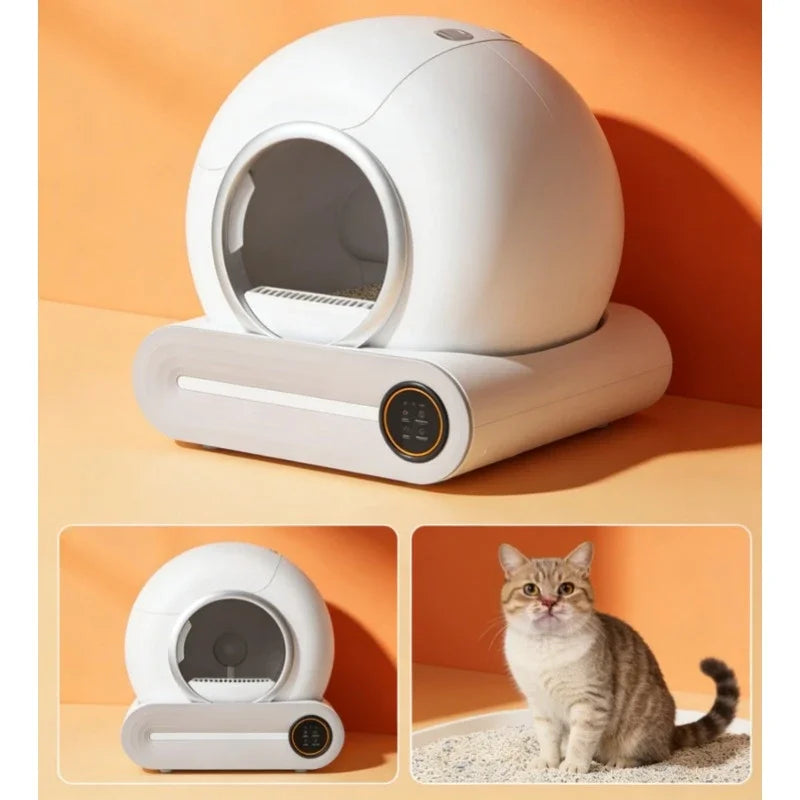 Smart Self-Cleaning Cat Litter Box 65l Extra Large