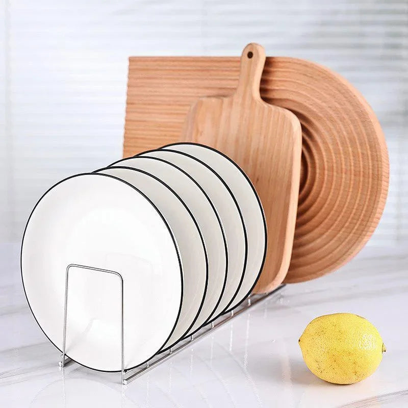 1pc Stainless Steel Dish Rack Dish Pan Plate