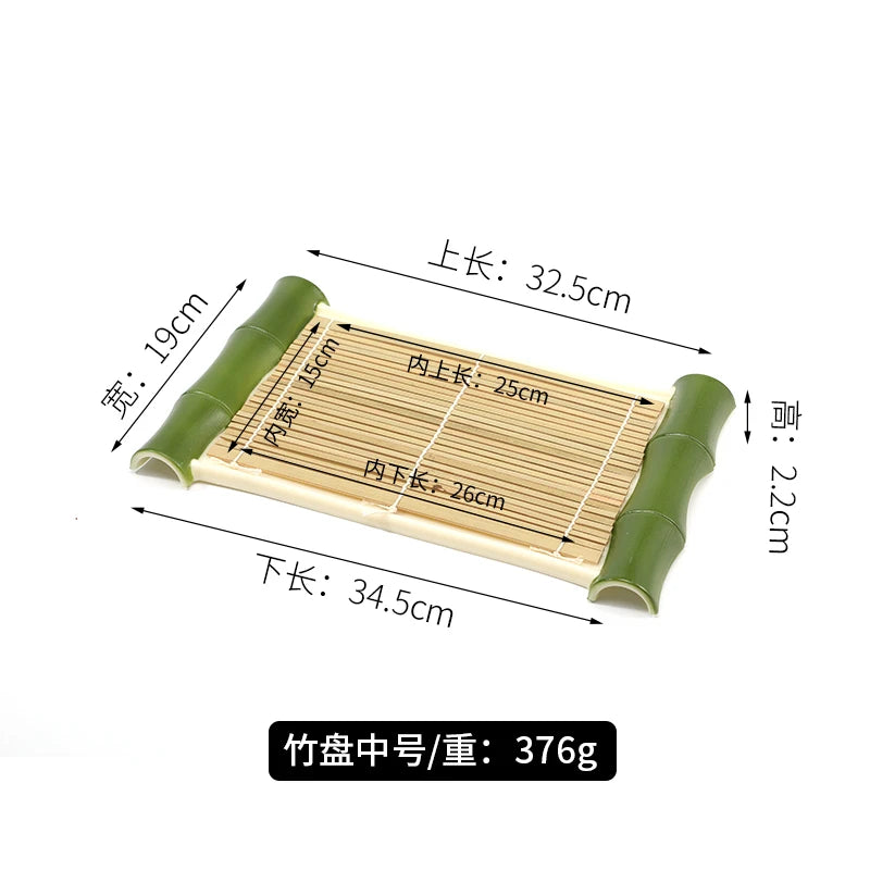 Japanese Dish Pot Dish Creative Tableware Bamboo Curtain