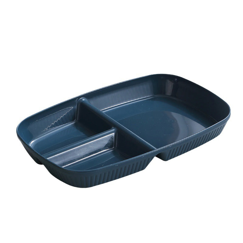 Divided Dish Diet Reusable Dinner Plate Dinnerware Portion