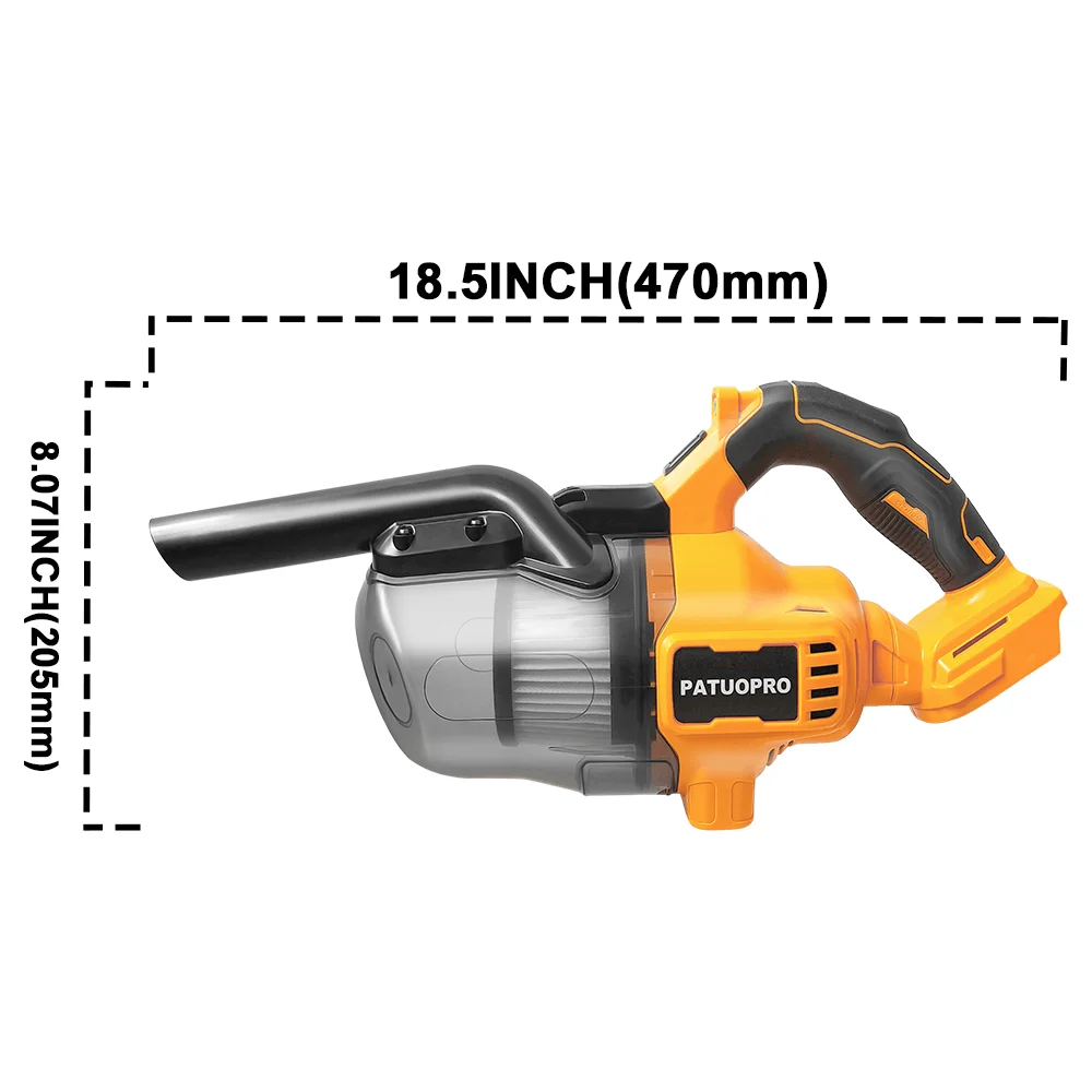 Cordless Electric Brushless Vacuum Cleaner Dust Collector Floor