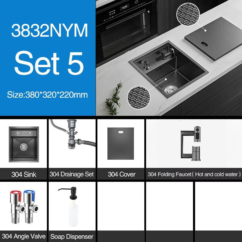 Asras Sus 304 Nanometer Hidden Island Sink Rice