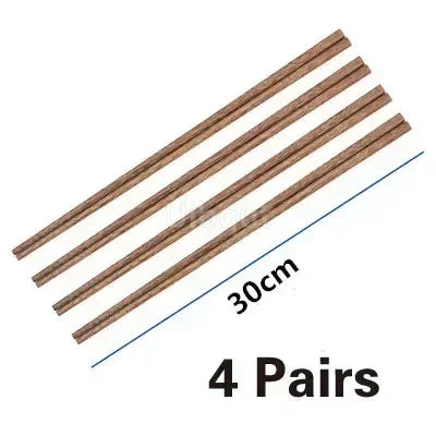 Long Chopsticks Noodles Fried Pot Chinese Style Wooden