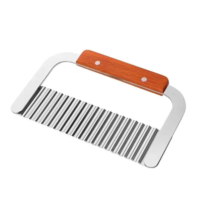 Wavy Potato Cutter Stainless Steel Slicer Onion Chips