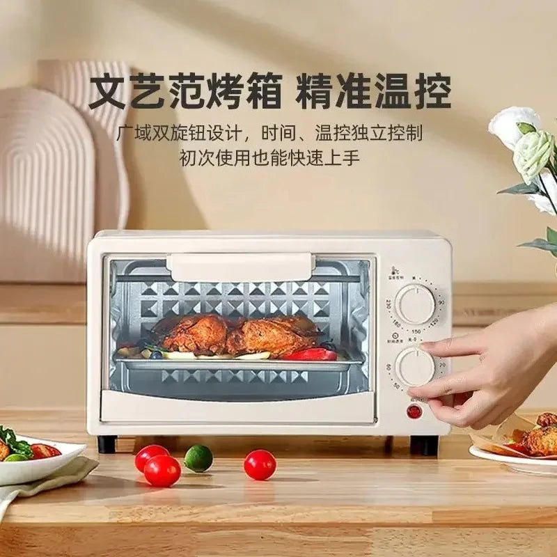 Electric Oven Small Baking Automatic 12 Liter Double-Decker
