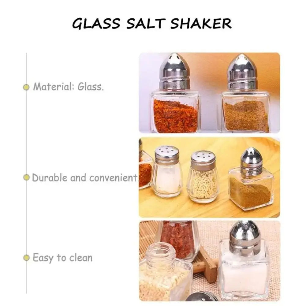 10/15ml Mini Seasoning Bottle Transparent Glass Spice Jars