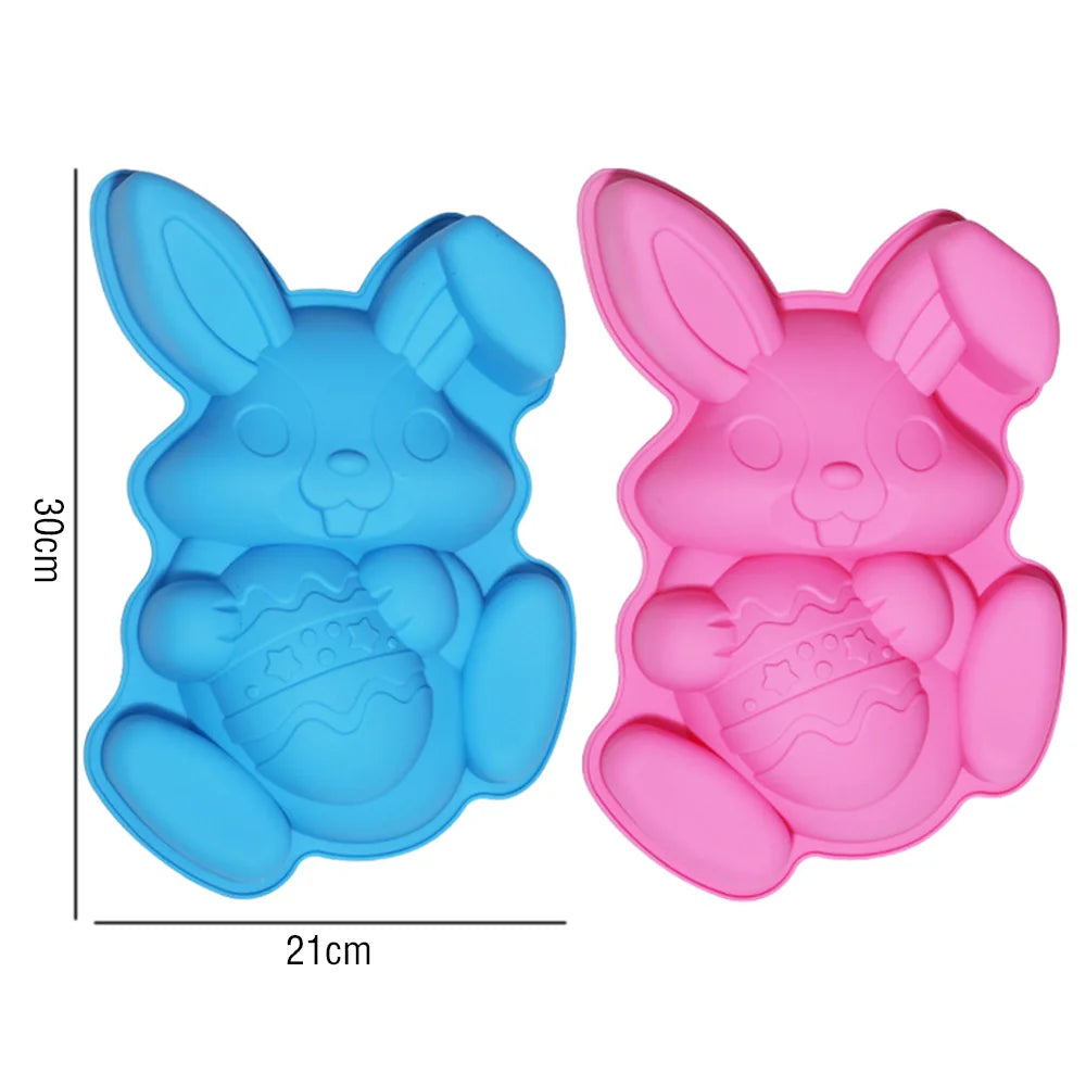 3d Easter Surprise Egg Chocolate Mold Silicone Rabbit