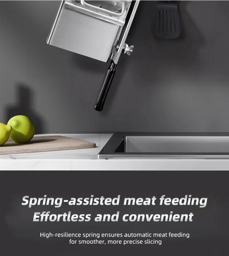 Divedeer Electric Deli Meat Slicer Sus 420 Stainless