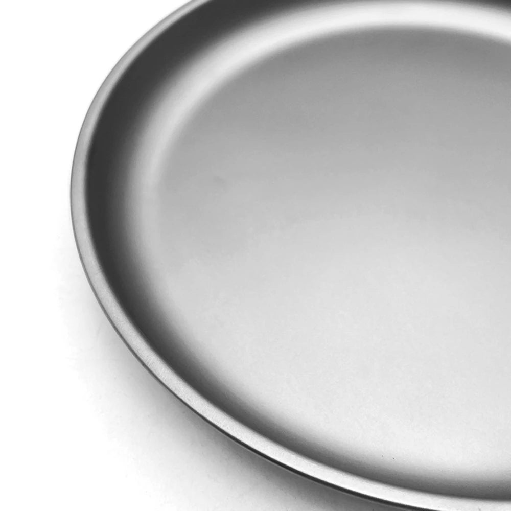 Tomshoo 1000/1500ml Lightweight Titanium Frying Pan Dinner Fruit
