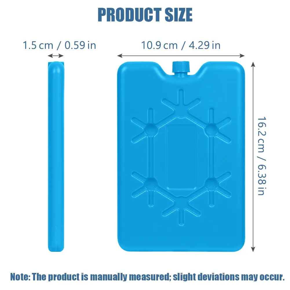 2-10pc Reusable Ice Packs Cooling Pack Long-Lasting Freezer