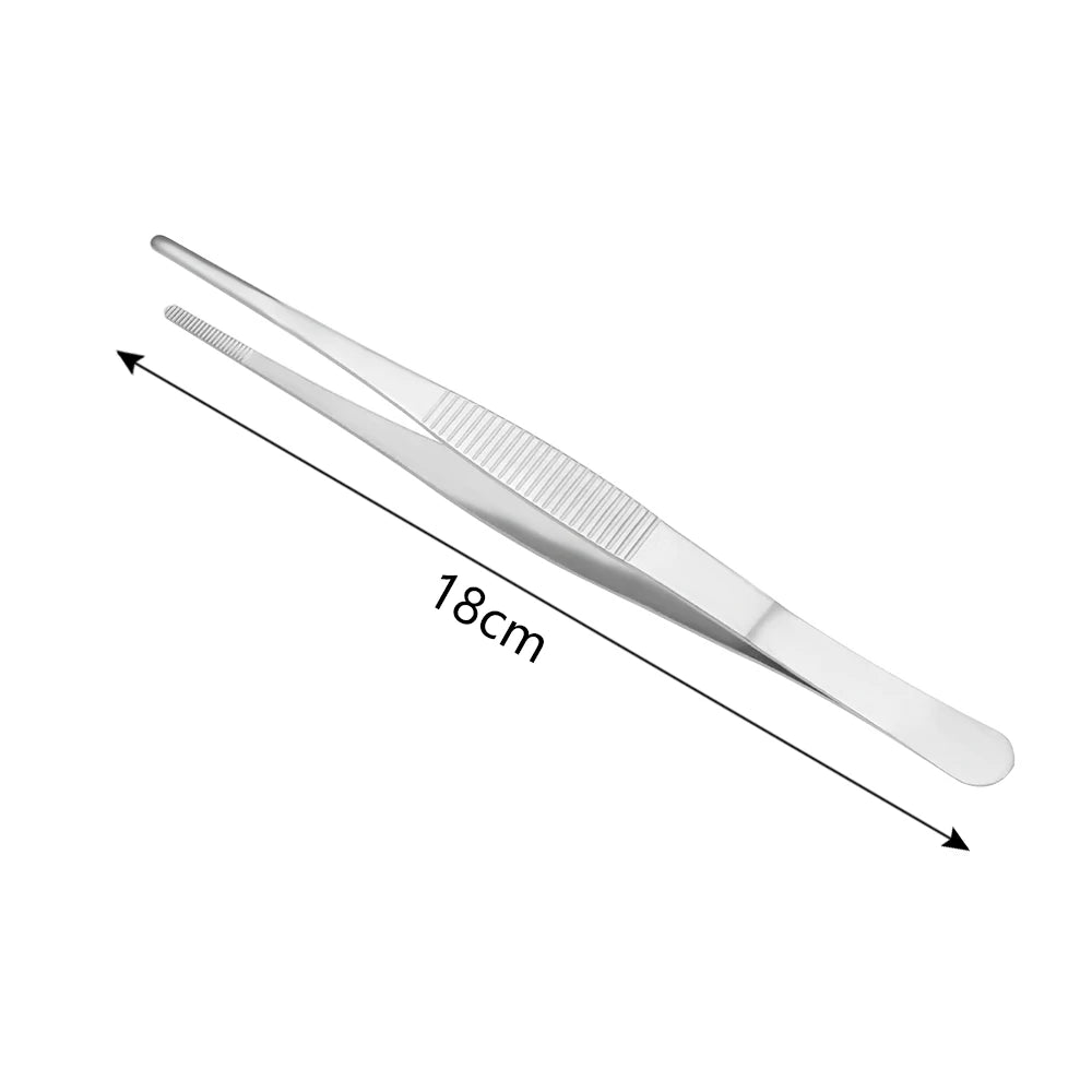 Tongs Utensils Bbq Tweezer Food Clip Stainless Steel