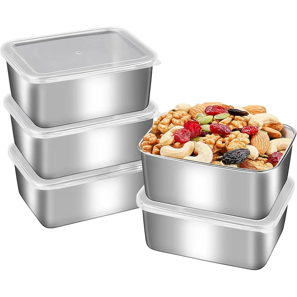 Stainless Steel Food Storage Container Lid - Airtight