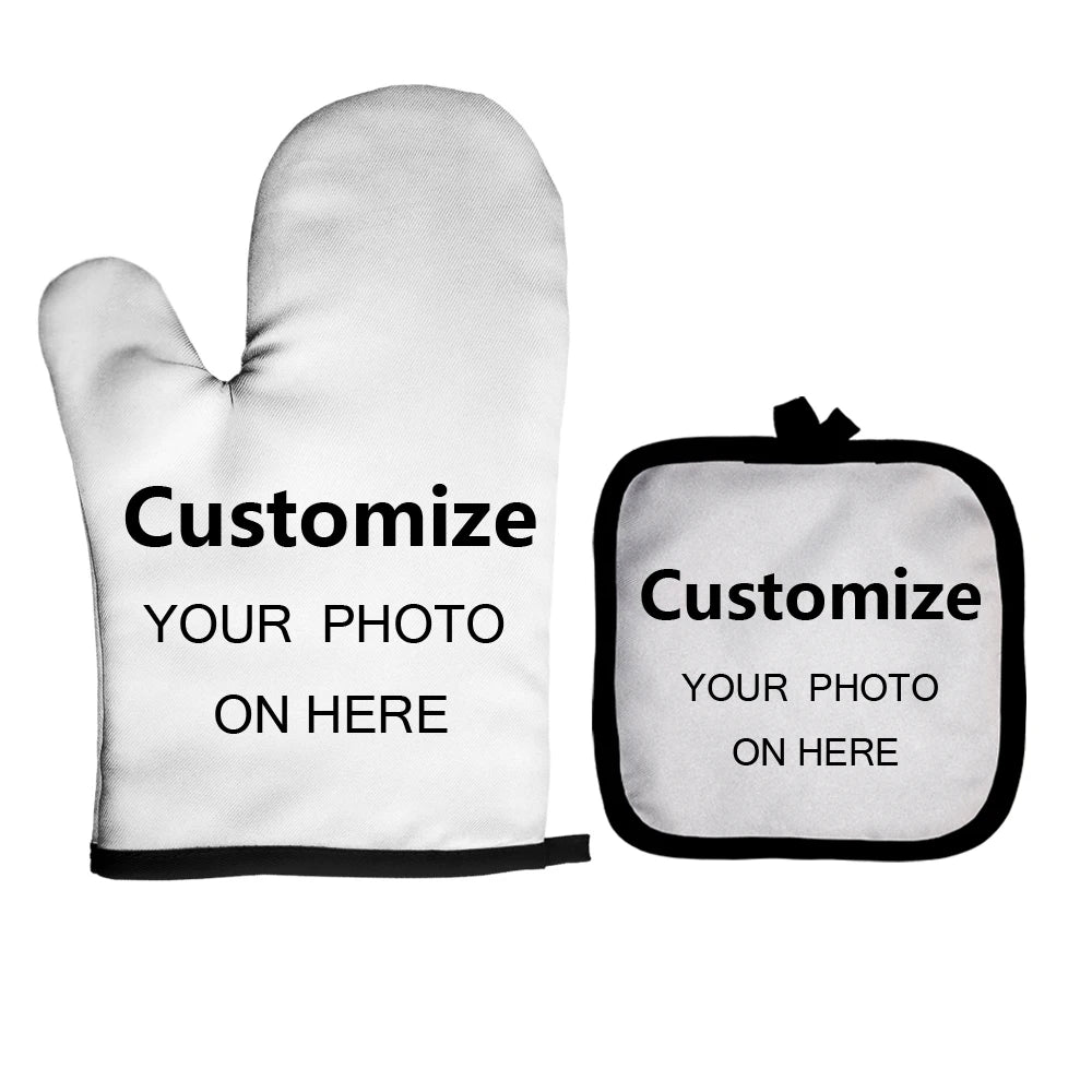 Customized Baking Gloves Woman Oven Mitts 1pcs/50pcs/100pcs