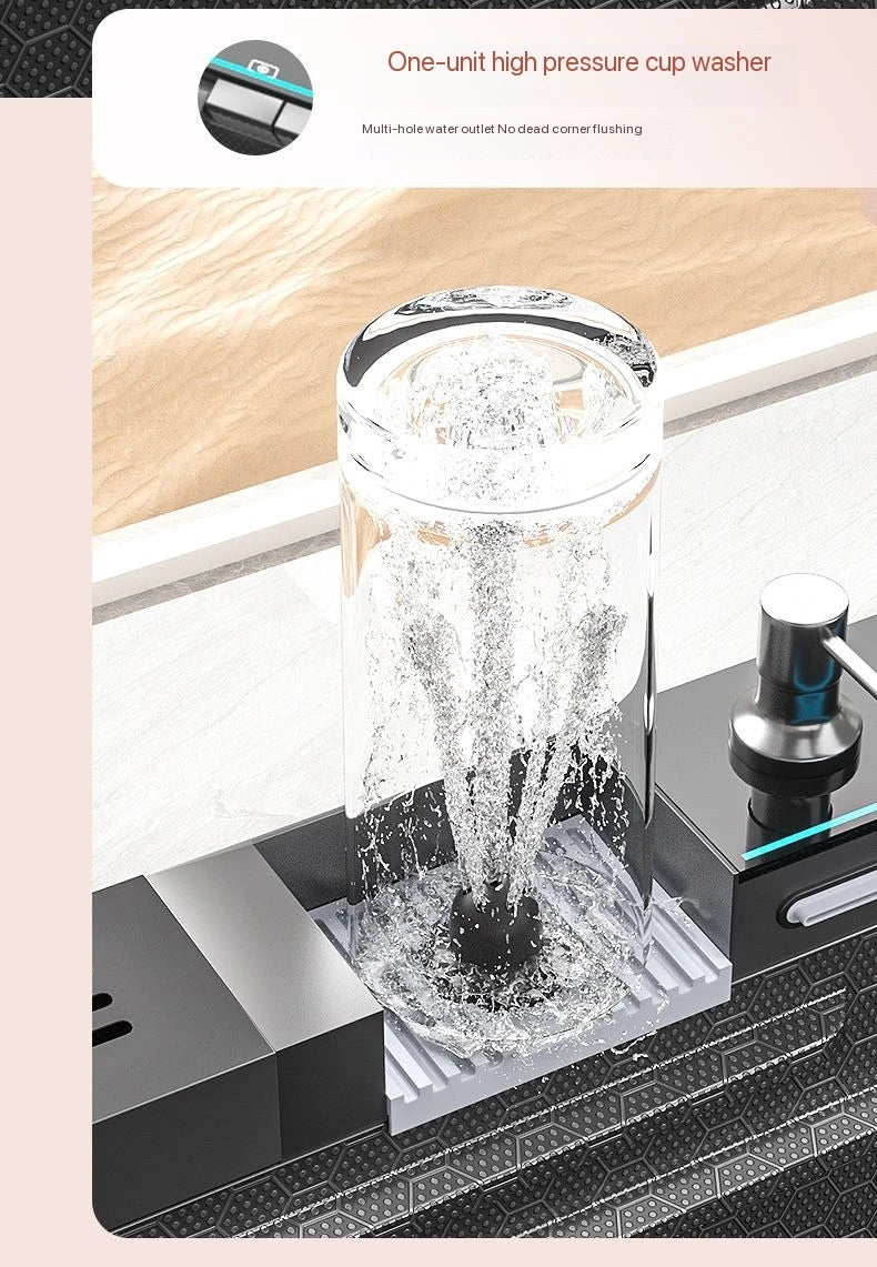 Integrated Waterfall Sink Honeycomb Technology Large Digitial