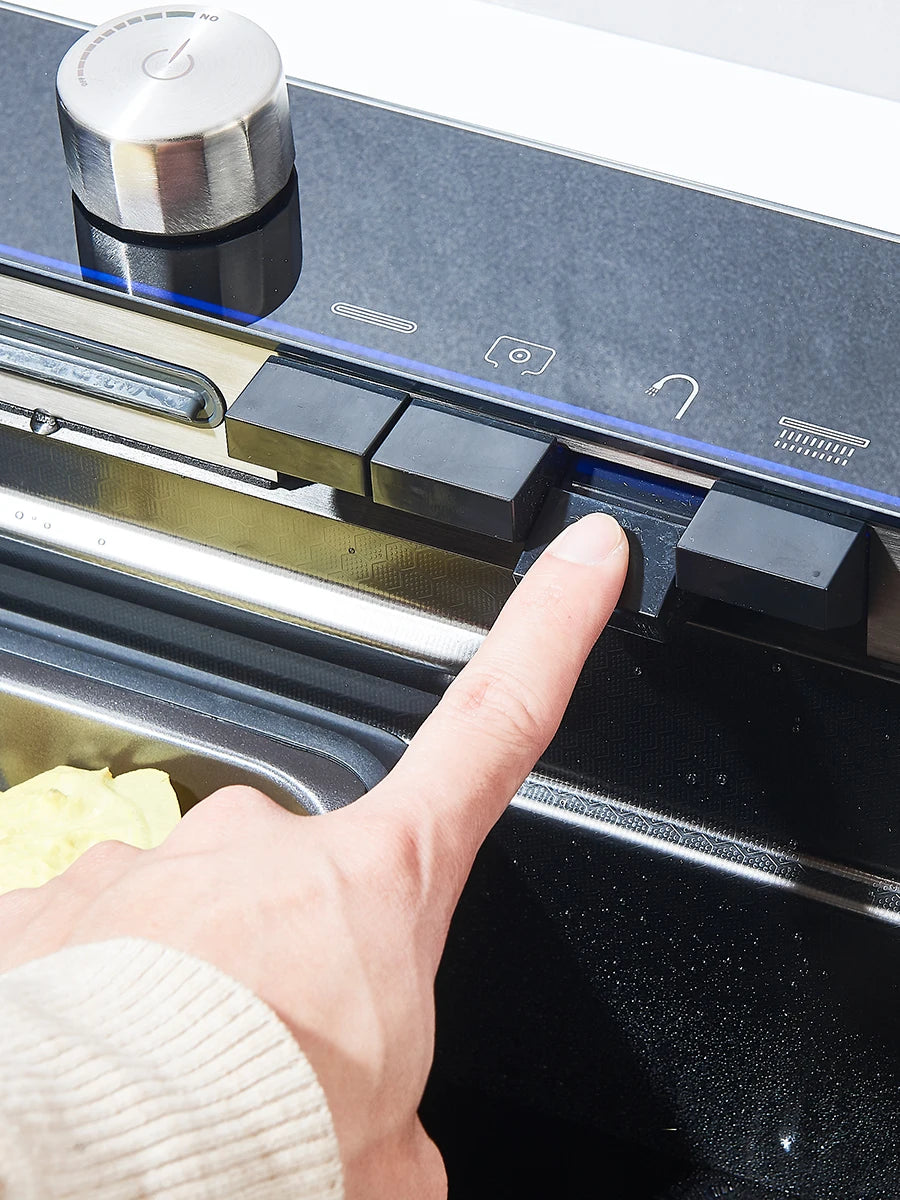 304 Stainless Steel Waterfall Sink Large Slot Integrated