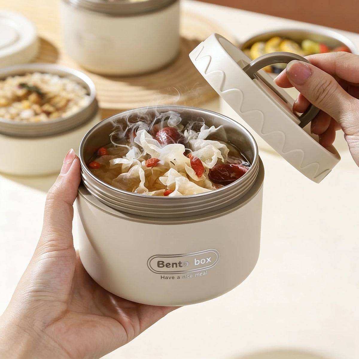 Lunch Box Office Workers Lunch Box Lid Leak-Proof