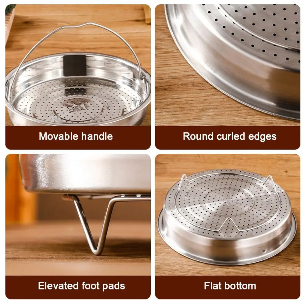 Stainless Steel Food Steamer Basket Pressure Cooker Steamer