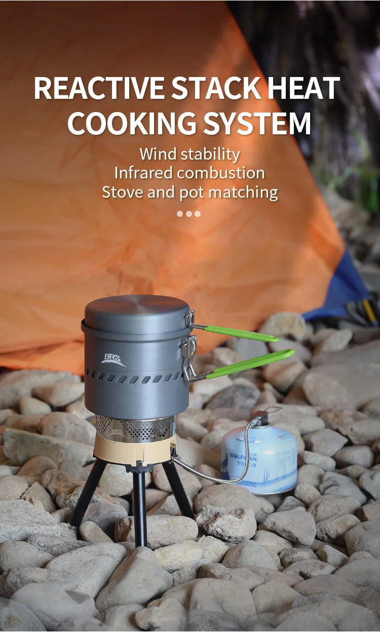Brs-Ts19 Reactive Stack Heat Cooking System Pot/Jet Burner