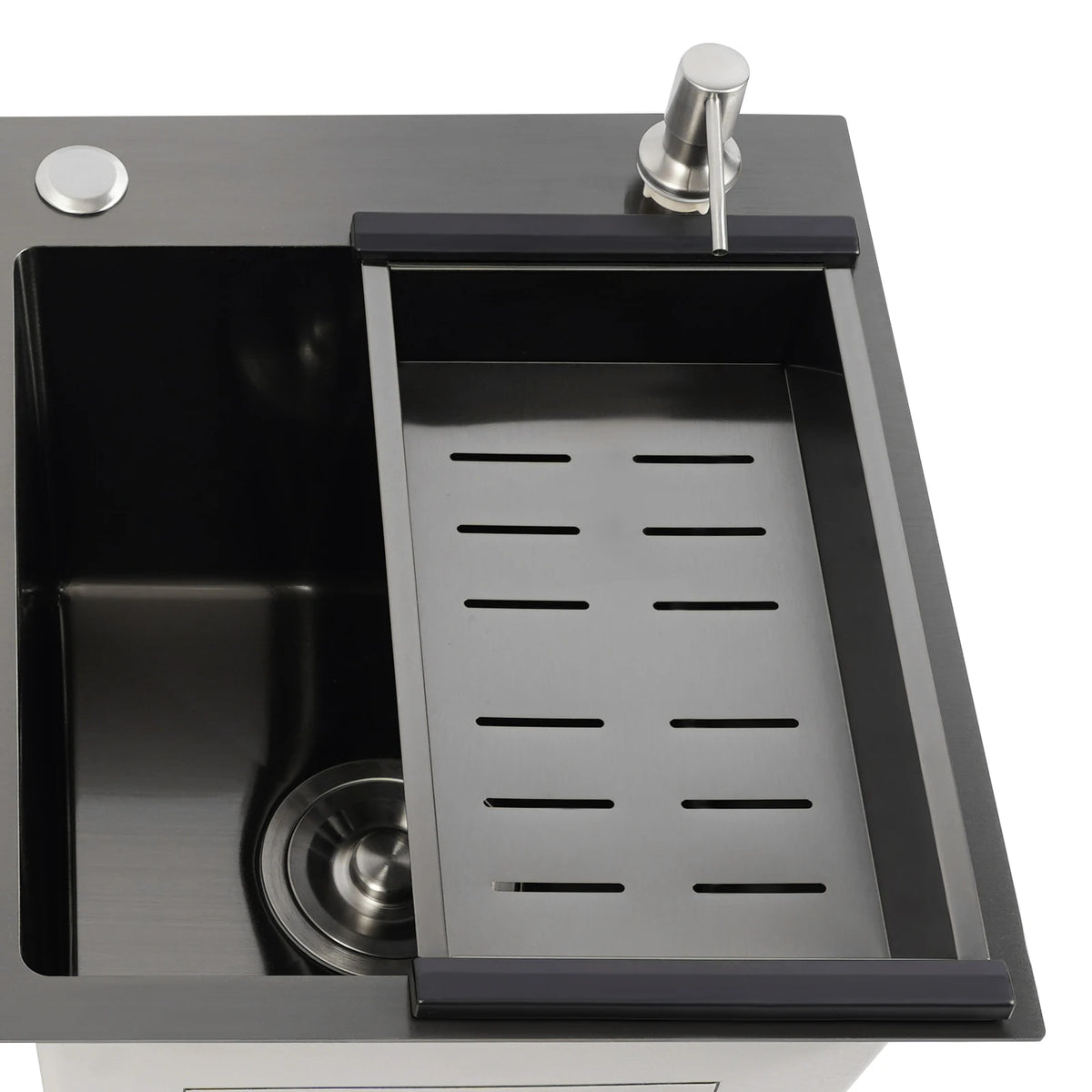 Black 304 Stainless Steel Sink Double Bowl Sink