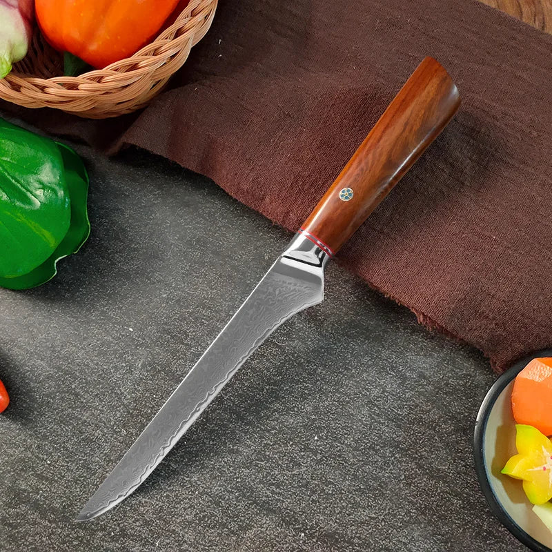 Damascus Steel Professional Chef Knife Super Sharp Cutting