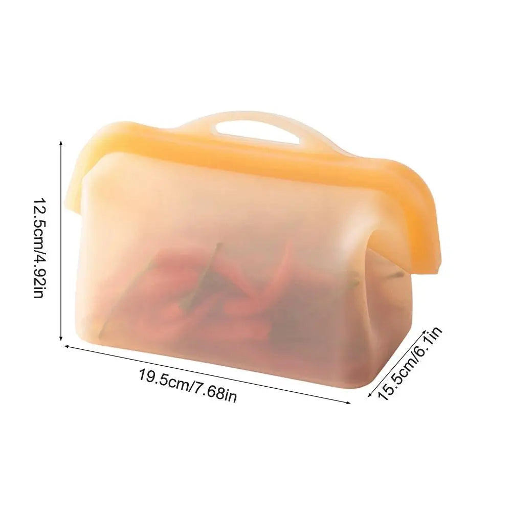 Reusable Food Storage Bag Leakproof Freezer Zip Bag