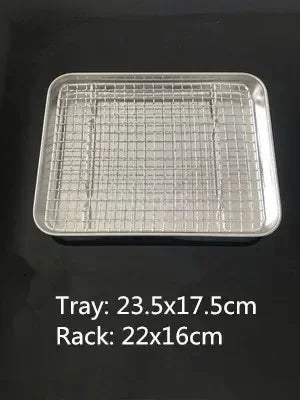 304 Stainless Steel Baking Tray Plate Bbq Tray