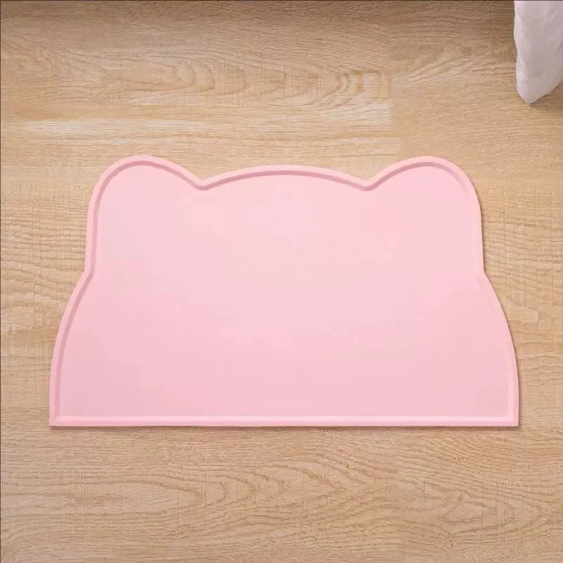 1pc Cat Dog Meal Mat Pet Silicone Mat